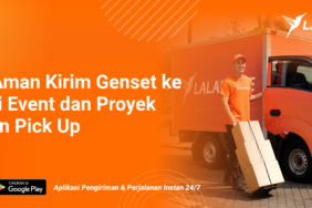 cara-aman-kirim-genset-dengan-pick-up