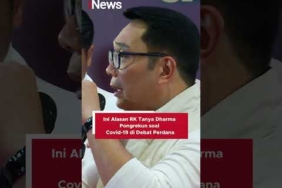 Ini Alasan RK Tanya Dharma Pongrekun soal Covid-19 di Debat Perdana