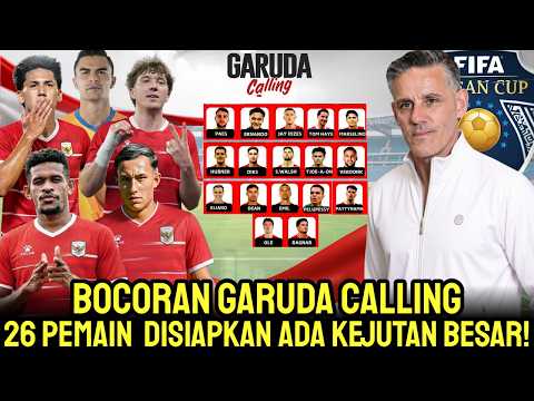 VIRAL BOCORAN GARUDA CALLING! Skuad Timnas Untuk FIFA ASEAN CUP Akhirnya Terungkap