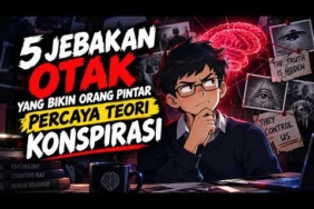 5 Jebakan Otak yang Bikin Orang Pintar Percaya Teori Konspirasi