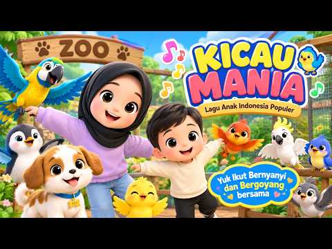 Kicau Mania 🐦 | Lagu Anak Anak Indonesia Populer | Lagu Anak Lucu & Seru | Animasi Lucu Untuk Anak