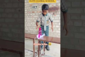 physics fun challenge. #viral#school