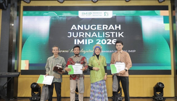 12-jurnalis-raih-anugerah-karya-jurnalistik-imip-2026,-gnfi-masuk-tiga-besar