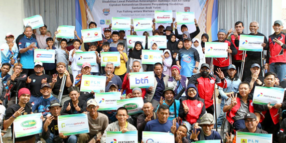 Wartawan Mancing Indonesia & Korporasi Rangkul Komunitas Difabel Lewat Pelatihan Budidaya Ikan