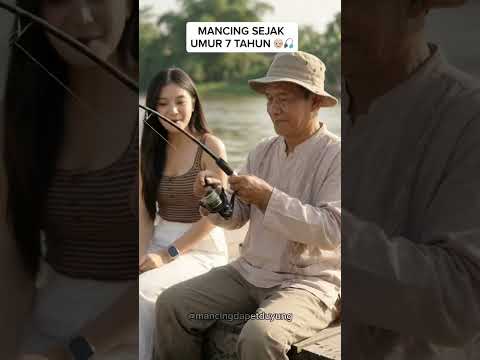 Alya Penasaran Umur Berapa Pak Dedi Mulai Mancing #youtubeshorts #fishing #mancingceria