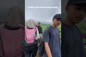 BELUM SIAP JAWAB🤣😭 #relatable #lucungakak #pendaki #pendakigunung