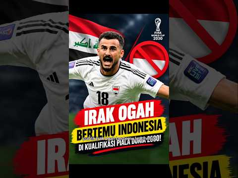 Publik Irak Ogah Bertemu Timnas Indonesia di Kualifikasi Piala Dunia #football #videoshort #timnas