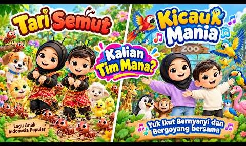 TARI SEMUT 🐜 | Sakadung Kading | Kicau Mania | Lagu Anak Indonesia Populer | Nursery Rhymes
