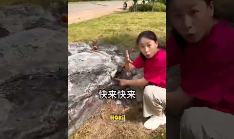 Cewek Ini Nemu Batu Akik Merah Dalam Batu. 😱‼️