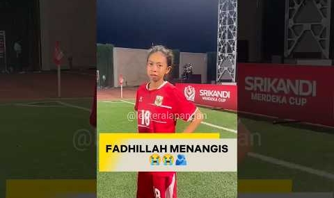 timnas putri Garuda Pertiwi Fadillah bersedih setelah kalah di final #timnasindonesia #garudamuda