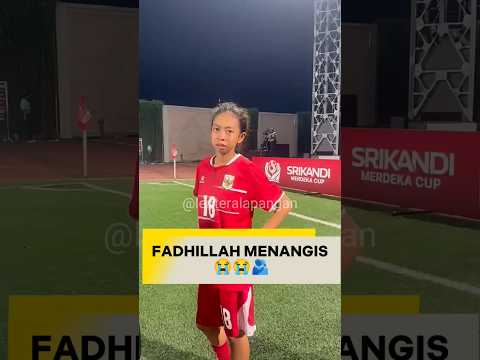 timnas putri Garuda Pertiwi Fadillah bersedih setelah kalah di final #timnasindonesia #garudamuda