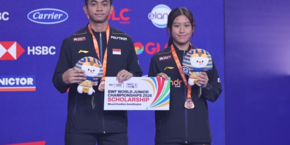 Luthfi/Dian juara BWF World Junior Championships 2026