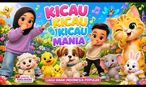 Kicau Mania 🐦 | Lagu Anak Anak Indonesia Populer | Lagu Anak Lucu & Seru | Animasi Lucu Untuk Anak