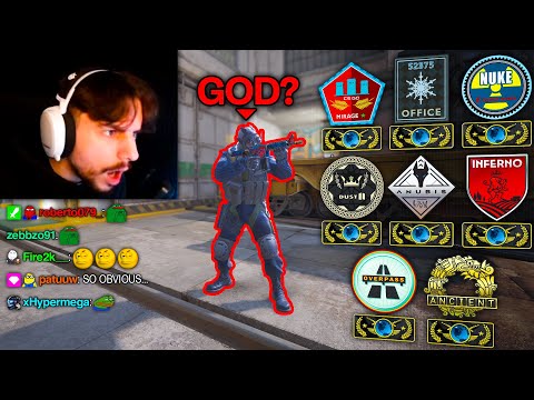 He got Global Elite on 8 Maps…