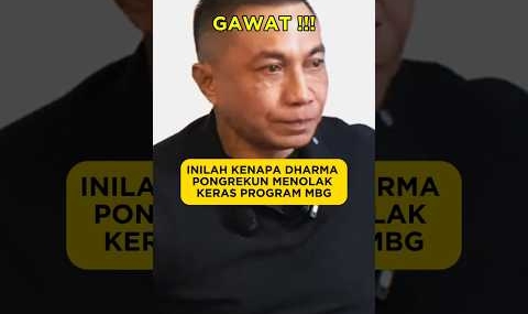 INILAH KENAPA DHARMA PONGREKUN MENOLAK KERAS PROGRAM MBG