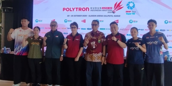 109 altet dari 16 negara ikuti Indonesia Masters 2026 di Kudus
