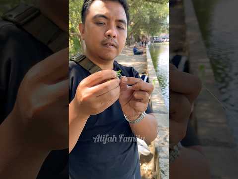 Mancing Umpan Cacing Ayah Malah Takut Akhirnya ⁉️ #masyaallahtabarakallah