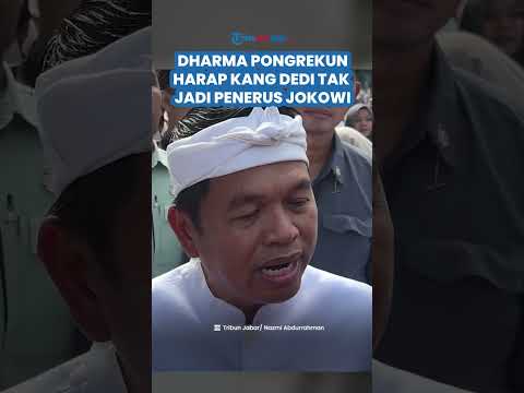 KERAP DISAMAKAN, Dharma Pongrekun Wanti wanti Dedi Mulyadi tak Seperti Jokowi, Beri Saran Ini