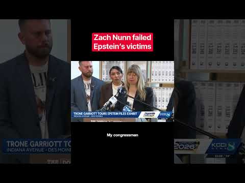 Epstein’s victims deserve justice now #shorts #iowa #congress