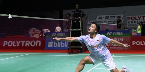 Anthony Ginting melaju ke 16 besar Indonesia Masters di Kudus