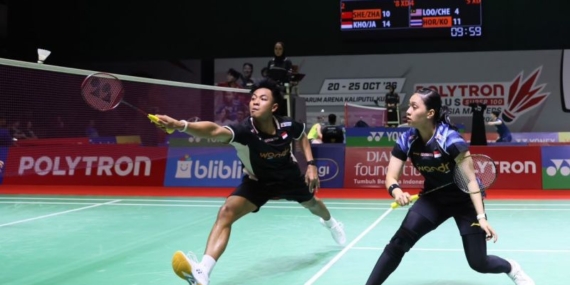 Nawaf/Indah berhasil singkirkan wakil China di Kudus Indonesia Masters