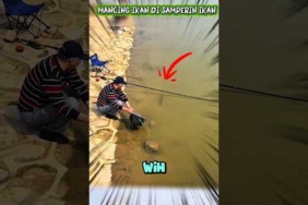 Mancing mania | Mancing ikan palah di samperin ikan #mancing #ikan #shortvideo