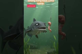 😂😂 Akhirnya strike juga seharian mancing #fishing #mancing #ikan #lele #ikanlele