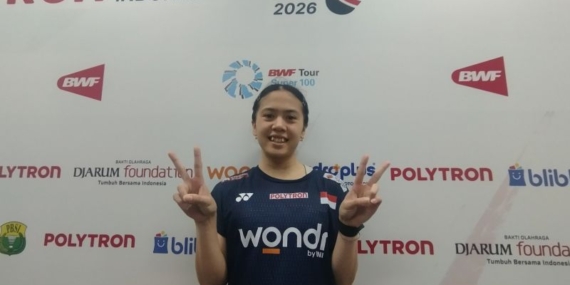 Cedera jari kaki hambat Dhinda ke final Indonesia Masters