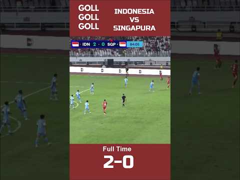 HIGHLIGHT TIMNAS INDONESIA VS SINGAPURA! 🔥 GARUDA TAMPIL MENGGILA!  #timnasindonesia