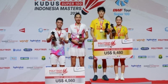Li/Huang juara Indonesia Masters 2026 usai taklukkan Terry/Gloria