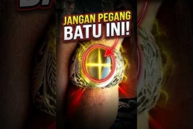 BATU TAPAK JALAK, JANGAN SEMBARANGAN DIPEGANG! 😱 #batuakik #gemstone #tapakjalak
