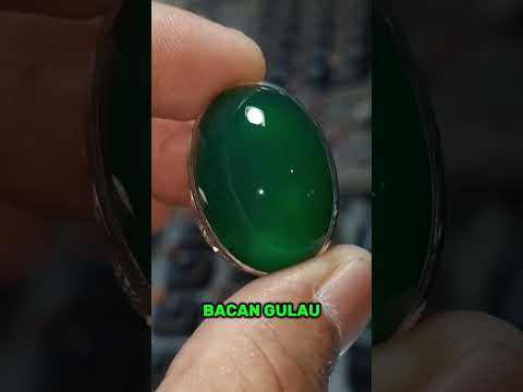 BATU BACAN GULAU#untukparapecintabatu#batuakik#batupermata#batumulia#gemstone#cincin#ring#akik