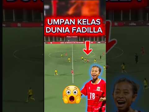 umpan kelas dunia Fadilla Timnas Garuda Pertiwi Indonesia #timnasindonesia #timnasputri