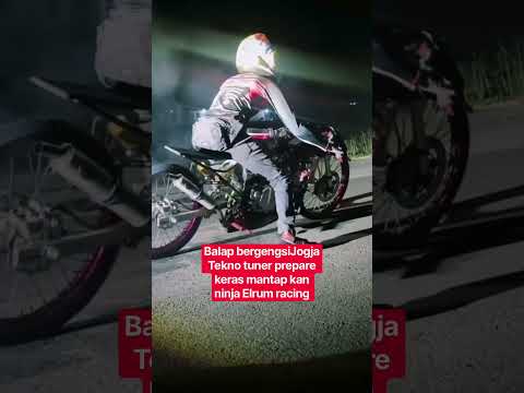 Balap bergengsi JogjaTekno tuner prepare keras mantap kan ninja Elrum #fyp #balapmotor #dragbike