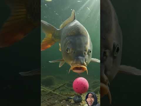 MANCING MANIA | CARA IKAN MAS MAKAN UMPAN #faktaunik #ikan #short